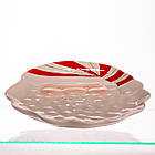 Новорічна тарілка з порцеляни Санта 25×25 (см) CR-1-31, фото 2