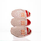 Блюдо сервірувальне новорічне для закусок Santa Claus 33.5×12.5 (см) з порцеляни CR-1-33, фото 3