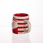 Новорічна порцелянова чашка 350 (мл) Санта CR-1-35, фото 2