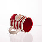 Новорічна порцелянова чашка 350 (мл) Санта CR-1-35, фото 4