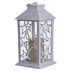 Ліхтар декоративний 14×14×30 (см) підвісний з LED підсвічуванням Білий CR-3-1, фото 3