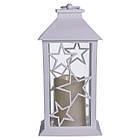 Ліхтар декоративний 14×14×30 (см) підвісний з LED підсвічуванням Білий CR-3-1, фото 4