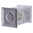 Ліхтар декоративний 14×14×30 (см) підвісний з LED підсвічуванням Білий CR-3-1, фото 6