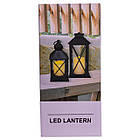 Ліхтар декоративний 14×14×30 (см) підвісний з LED підсвічуванням Білий CR-3-1, фото 8