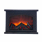 Камін-світильник декоративний LED-підсвічування USB 12×20×27.5 (см) CR-3-4, фото 2