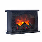 Камін-світильник декоративний LED-підсвічування USB 12×20×27.5 (см) CR-3-4, фото 3