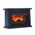 Камін-світильник декоративний LED-підсвічування USB 12×20×27.5 (см) CR-3-4, фото 4