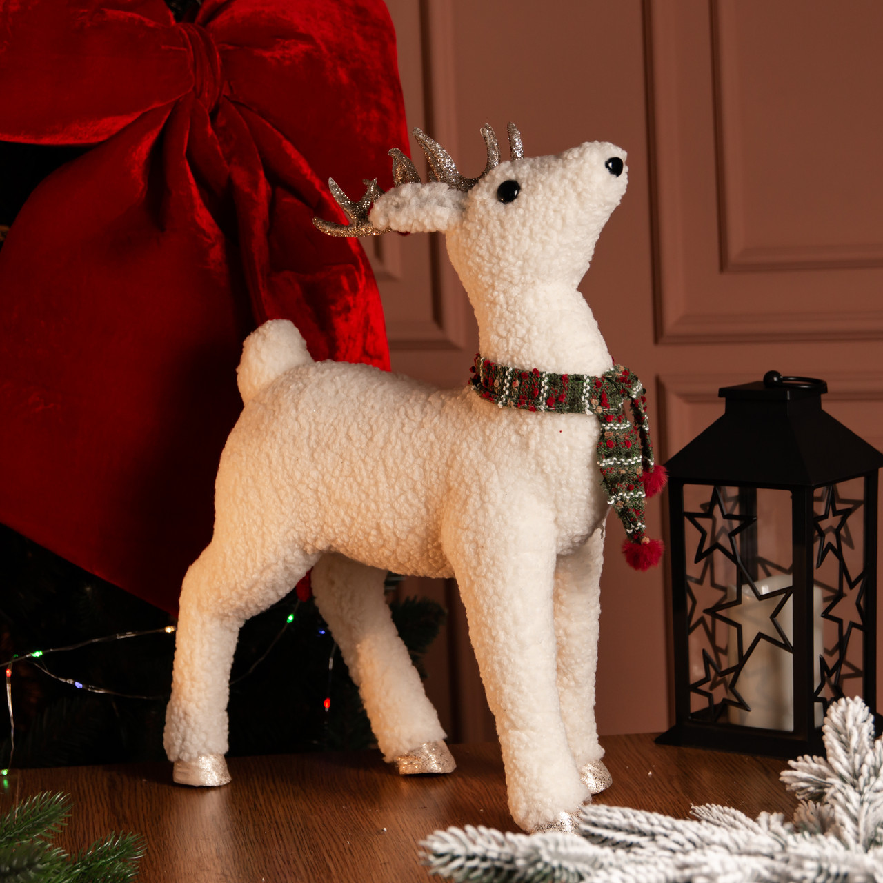 Новорічна фігура Олень іграшка під ялинку 40×13×48 (см) CR-4-1, фото 1