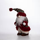 Новорічна фігурка Скандинавський Санта 15×14×38 (см) Червоний CR-4-9, фото 4