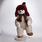 Новорічна фігурка Сніговик 21×21×45 (см) CR-4-11, фото 4