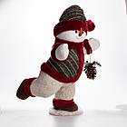 Новорічна фігурка Сніговик з шишкою 40×33×74 (см) CR-4-13, фото 6