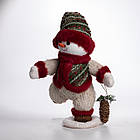 Новорічна фігурка Сніговик з шишкою 26×21×38 (см) CR-4-15, фото 4