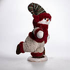 Новорічна фігурка Сніговик з шишкою 26×21×38 (см) CR-4-15, фото 5