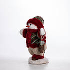 Новорічна фігурка Сніговик з шишкою 19×17×40 (см) CR-4-16, фото 5