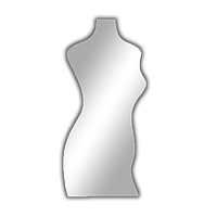 Дзеркало настінне 800х370мм