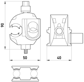 Проколюючий затискач e.pricking.clamp.pro.16.50.16.50, (16-50/16-50) E.NEXT, фото 2