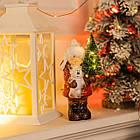 Новорічна фігурка з підсвіткою Дівчинка з ялинкою з фарфору 8×7×20 (см) новорічний декор для дому, квартири на подарунок CR-5-15, фото 2