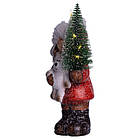 Новорічна фігурка з підсвіткою Дівчинка з ялинкою з фарфору 8×7×20 (см) новорічний декор для дому, квартири на подарунок CR-5-15, фото 3