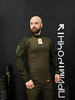 Мужская тактическая сорочка UBACS Olive Убакс олива для использования под бронежилетом качественная