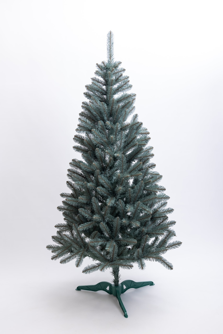 Штучна ялинка 1,3 м блакитна, новорічна ялинка Різдвяна ніч штучна SOK-22-2, фото 1