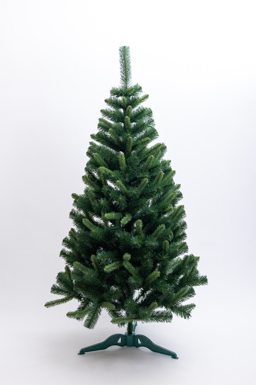 Штучна ялинка 1,6 м зелена, новорічна ялинка Різдво штучна реалістична Преміум SOK-2-4, фото 1