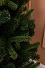 Штучна ялинка 2,2 м зелена, новорічна ялинка Різдво штучна реалістична Преміум SOK-2-7, фото 3