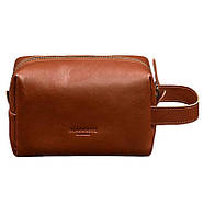 Шкіряна косметичка-несесер 5.0 (світло-коричневий), фото 2