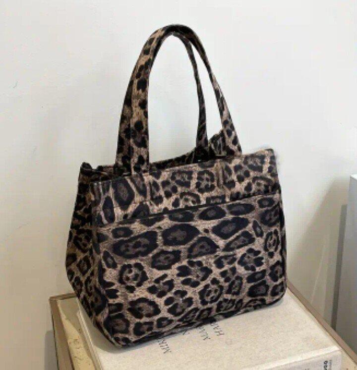 Стильна жіноча сумка леопардова, фото 1
