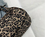 Стильна жіноча сумка леопардова, фото 3