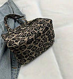 Стильна жіноча сумка леопардова, фото 6