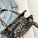 Стильна жіноча сумка леопардова, фото 5