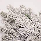 Новорічна хвойна гірлянда лита засніжена Північна зірка 60*35 см TD-NSTSN1, фото 4