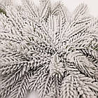 Новорічна хвойна гірлянда лита засніжена Північна зірка 60*35 см TD-NSTSN1, фото 5