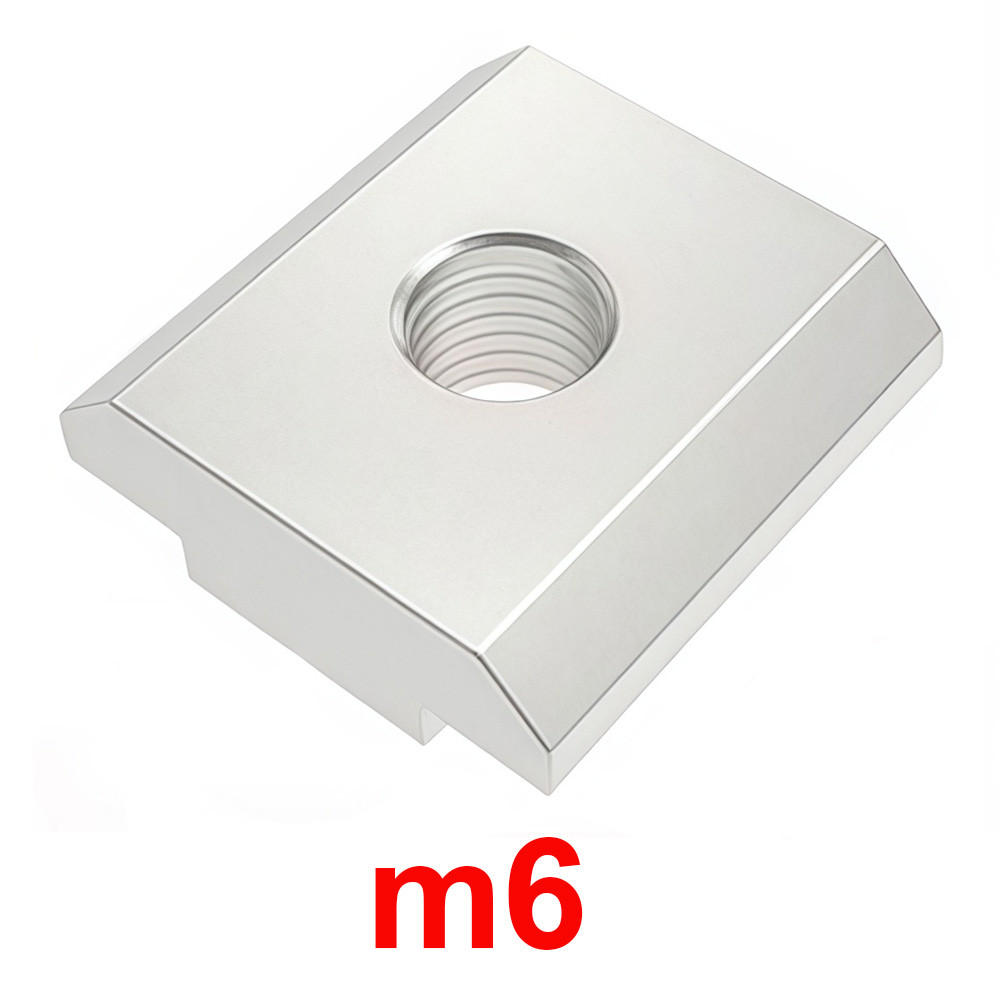 Т-гайка М6 заставна паз 8 для алюмінієвого профілю 30