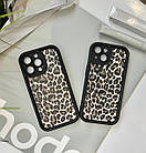 Чехол на iPhone з леопардовым принтом 14 pro max, фото 4