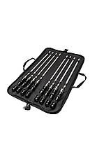 Набір шампурів Enot-5 Black у сумці - 8 шампурів з дерев’яними ручками для грилю та мангала, фото 3