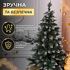Штучна ялинка Принцеса 1,8 м із засніженими кінчиками Преміум KOS-PRNCSS18, фото 6