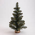 Штучна новорічна настільна міні ялинка «Полонинська» зелена 45 см SOK-M-03-2, фото 2