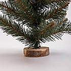 Штучна новорічна настільна міні ялинка «Полонинська» зелена 45 см SOK-M-03-2, фото 4