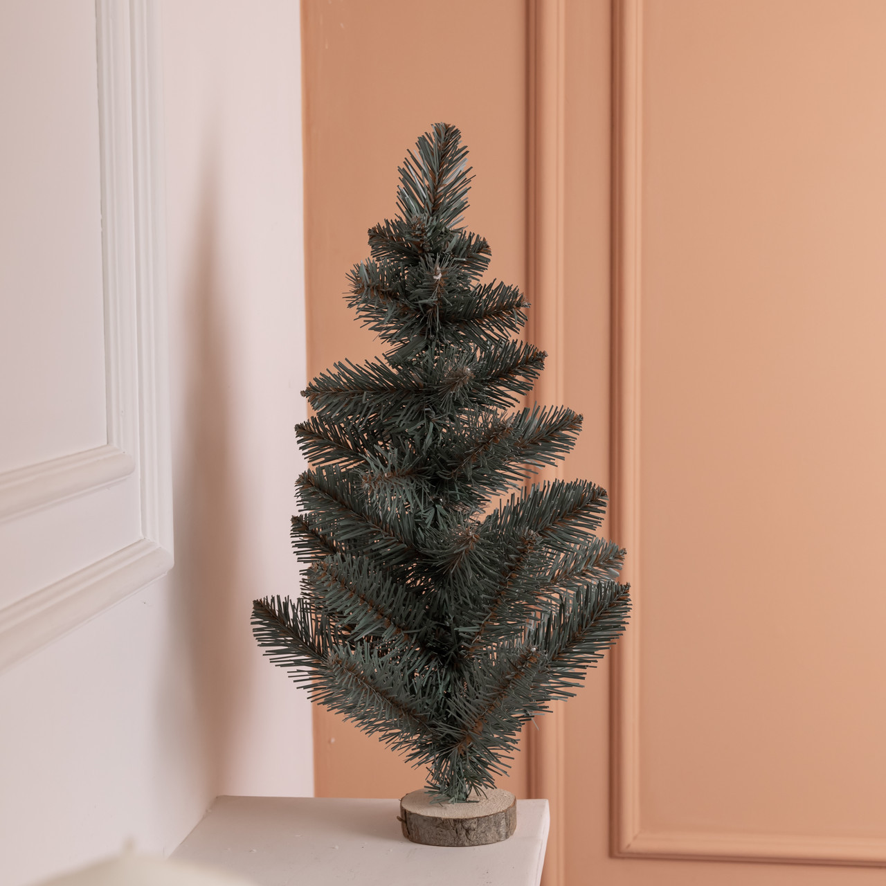 Штучна новорічна міні ялинка «Полонинська» блакитна 45 см SOK-M-03-1-2, фото 1