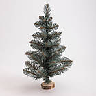 Штучна новорічна міні ялинка «Полонинська» блакитна 45 см SOK-M-03-1-2, фото 3