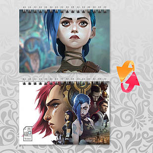 Блокнот на пружині в клітинку 48 арк. Arcane / Аркейн 013