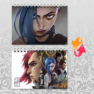 Блокнот на пружині в клітинку 48 арк. Arcane / Аркейн 016