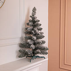 Штучна новорічна міні ялинка «Полонинська» зимова 60 см SOK-M-04-3