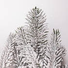 Штучний підсвічник вінок Новорічний з декором засніженим на 1 свічку SOK-O-4, фото 3