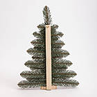 Штучна ялинка настінна Полонина 60 см на дерев'яній підставці SOK-M-V-1, фото 2
