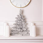 Штучна ялинка настінна Полонина 60 см на дерев'яній підставці SOK-M-V-2, фото 3