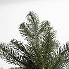 Лита штучна ялинка зелена 180 см на пластиковій підставці SOK-M-D-6, фото 3