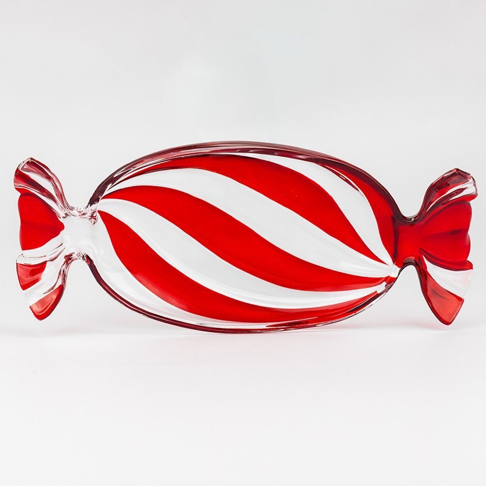 Блюдо скляне Світ солодощів 34,5 см, фото 1