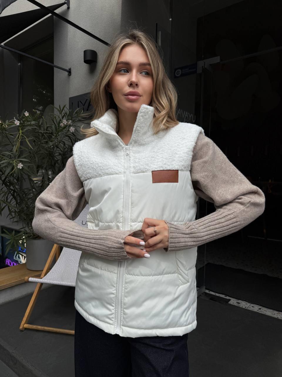 Жилетка для милих дам "Плащовка". Розміри: 42-44, 46-48, фото 1